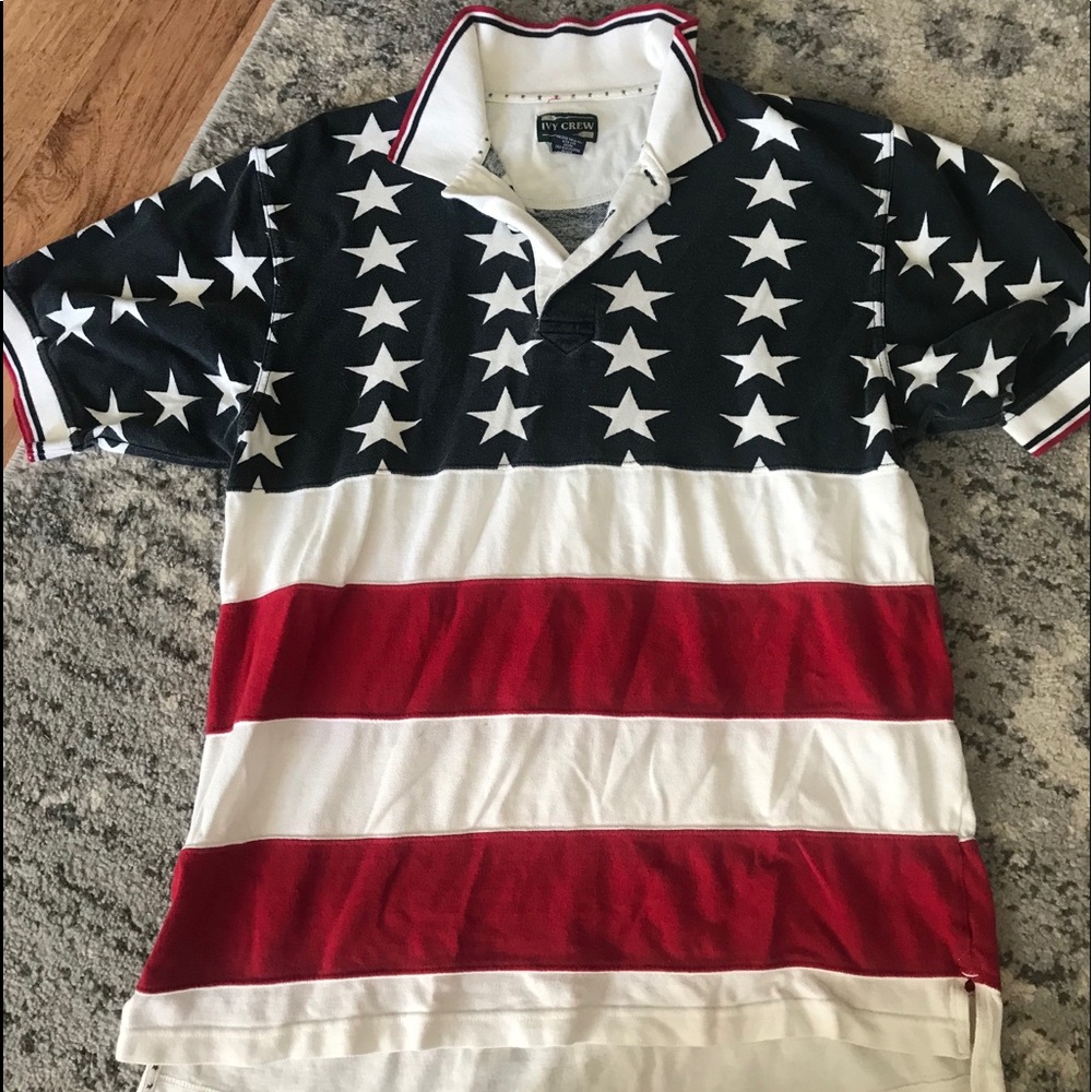 American Flag Polo